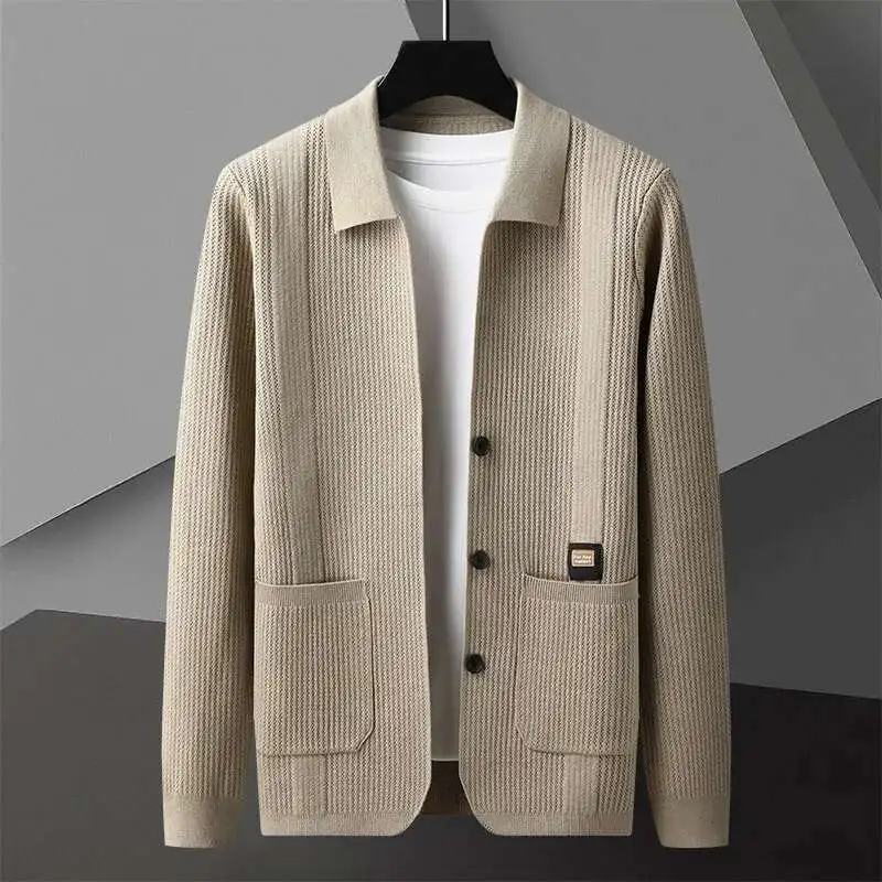 Fall Solid Color Knitting Cardigan Man Long Sleeve Sweater European Style Cardigan Garment Coat Herren Pullover Men Clothing
Fall Solid Color Knitting Cardigan Man Long Sleeve Sweater European Style Cardigan Garment Coat Herren Pullover Men Clothing