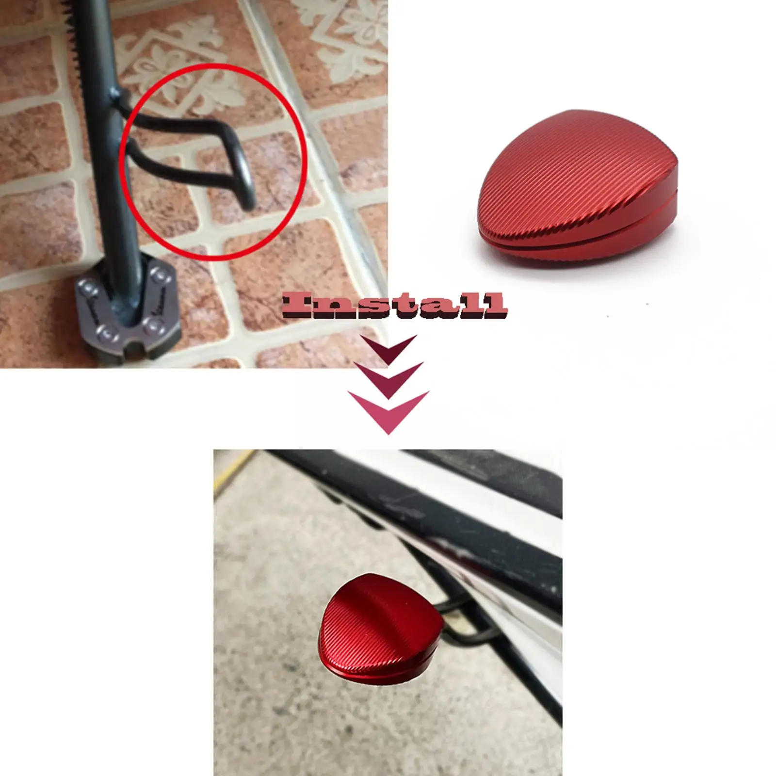 Motorcycle Kickstand Enlarge Plate Pad Extension Fit for Vespa Sprint Primavera 150
Motorcycle Kickstand Enlarge Plate Pad Extension Fit for Vespa Sprint Primavera 150