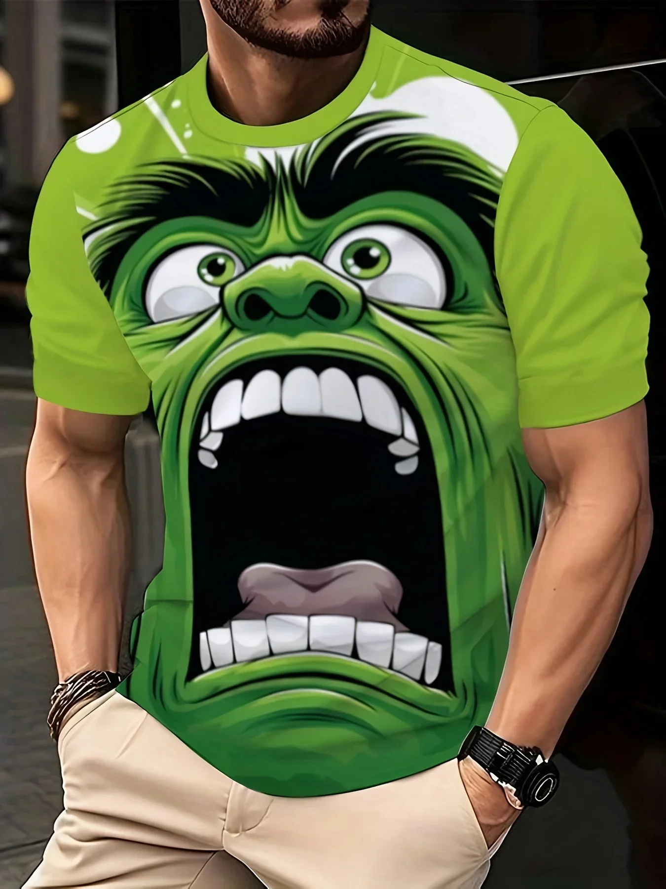 2025 Pattern 3D Printed Men's Round Neck Short Sleeve T-shirt Suitable for Comfortable Daily Wearing in Summer
2025 Pattern 3D Printed Men's Round Neck Short Sleeve T-shirt Suitable for Comfortable Daily Wearing in Summer