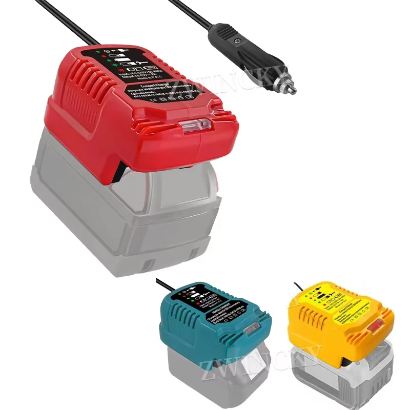 Мини-компактное автомобильное зарядное устройство для литий-ионного аккумулятора переменного тока 12 В/24 В для Milwaukee/Makita/Dewalt 18 В, сменное зарядное устройство для литиевой батареи
Мини-компактное автомобильное зарядное устройство для литий-ионного аккумулятора переменного тока 12 В/24 В для Milwaukee/Makita/Dewalt 18 В, сменное зарядное устройство для литиевой батареи
