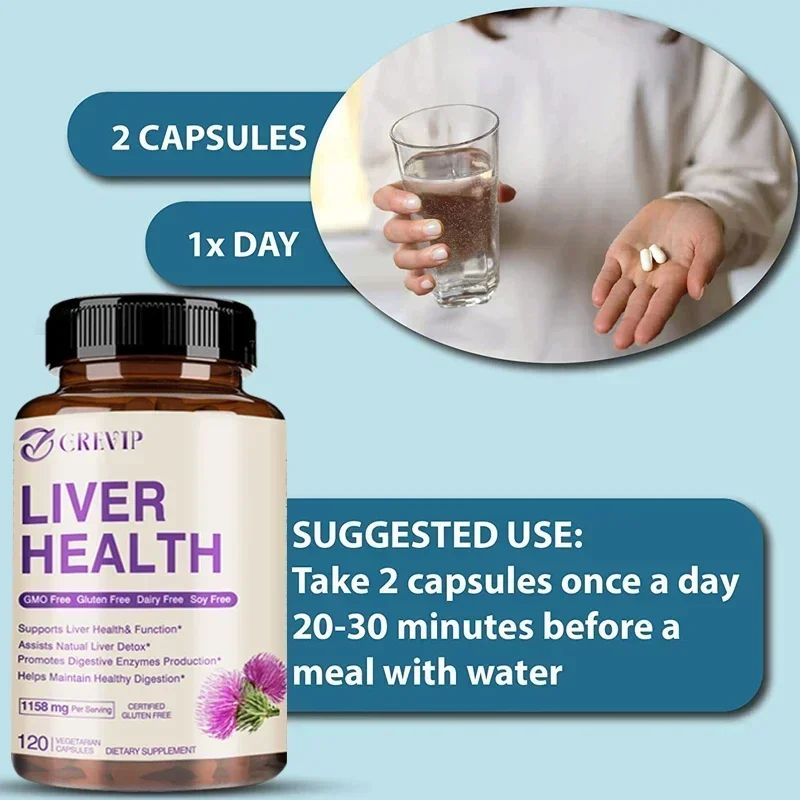 Liver Health - Liver Cleansing and Detoxification, Increased VitalitySupplement
Liver Health - Liver Cleansing and Detoxification, Increased VitalitySupplement
