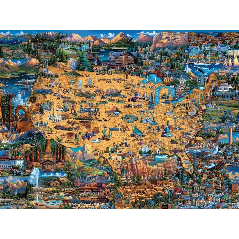 Adult National Parks Map Jigsaw Puzzle 500/1000/1200/2000PCS Stress Relief Entertainment Toys Paper Puzzles Christmas Gifts
Adult National Parks Map Jigsaw Puzzle 500/1000/1200/2000PCS Stress Relief Entertainment Toys Paper Puzzles Christmas Gifts