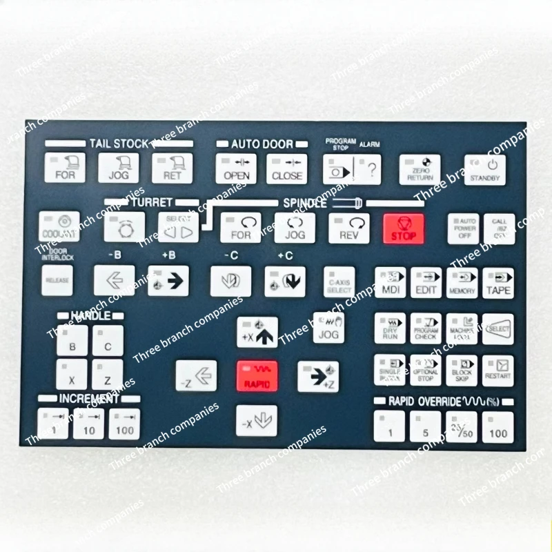 For Fanuc Kia Lathe Numerical Control System KIT450 SKT15 SKT100 Button Film, Button Panel
For Fanuc Kia Lathe Numerical Control System KIT450 SKT15 SKT100 Button Film, Button Panel