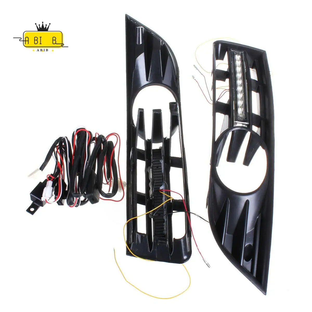 ABIB -Front Bumper Fog Lamps Light Grill Grilles + DRL LED For Passat B6 2007-2011 Waterproof
ABIB -Front Bumper Fog Lamps Light Grill Grilles + DRL LED For Passat B6 2007-2011 Waterproof