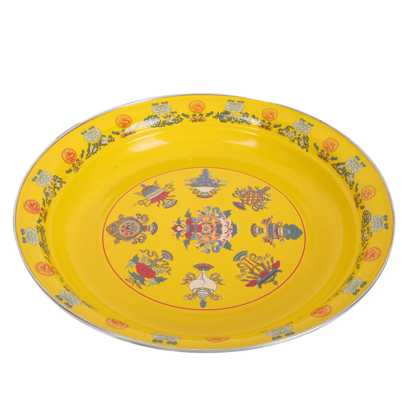 Heat-resistant Dessert Plates Enamelware Tray Food Serving Tableware Yellow Dishes Smooth Vintage Practical Kitchen
Heat-resistant Dessert Plates Enamelware Tray Food Serving Tableware Yellow Dishes Smooth Vintage Practical Kitchen