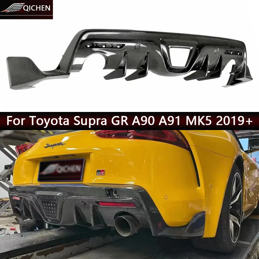 For Toyota Supra GR A90 A91 MK5 2019+ Carbon Fiber Back lip Car Rear Bumper Diffuser Splitters Spoiler Car Accessories body kit
For Toyota Supra GR A90 A91 MK5 2019+ Carbon Fiber Back lip Car Rear Bumper Diffuser Splitters Spoiler Car Accessories body kit
