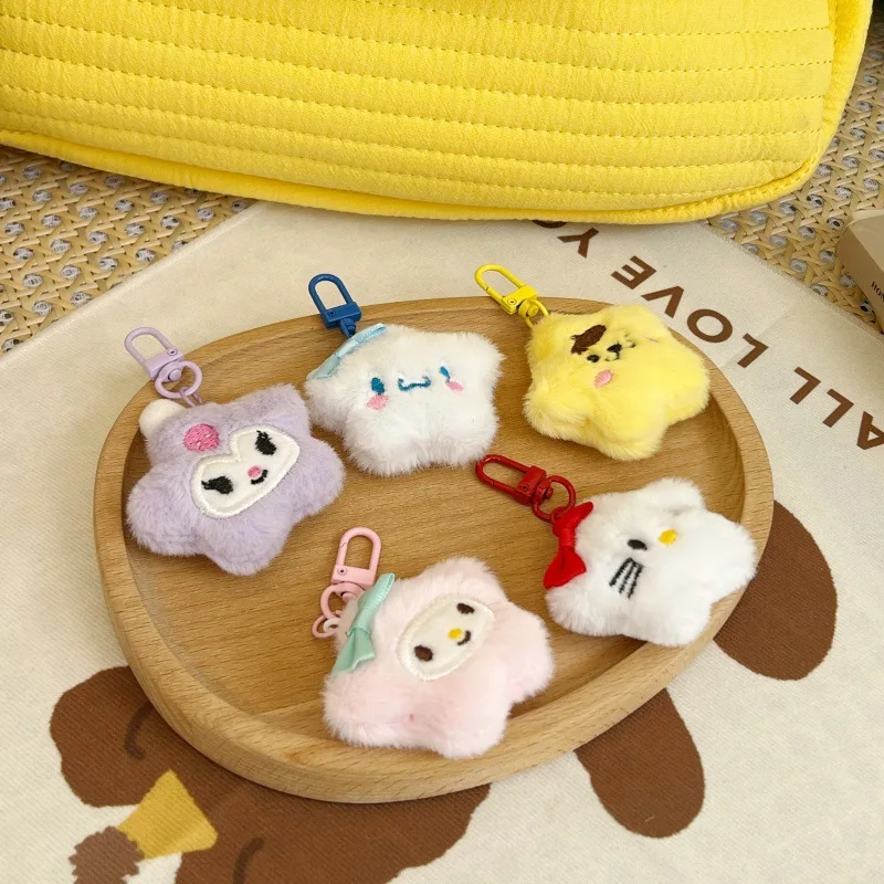 2026 new Cute Sanrio Cartoon Little Star Jade Gui Plush Pendant Star Hello Kitty Kuromi Clothing Accessories Keychain Gift
2026 new Cute Sanrio Cartoon Little Star Jade Gui Plush Pendant Star Hello Kitty Kuromi Clothing Accessories Keychain Gift