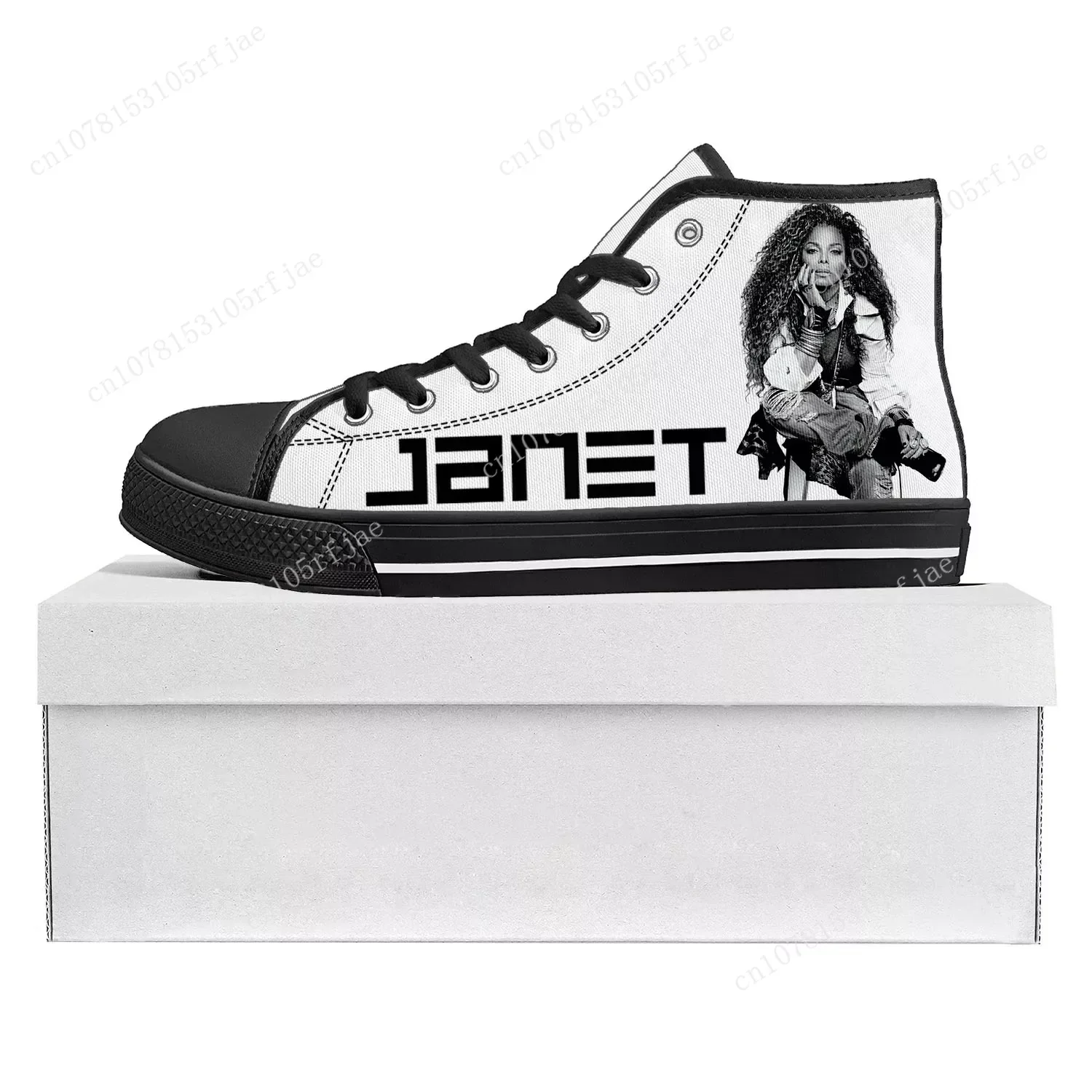 Janet Jackson Singer High Top High Quality Sneakers Mens Womens Teenager Canvas Sneaker Casual Couple Shoes Custom Shoe Black
Janet Jackson Singer High Top High Quality Sneakers Mens Womens Teenager Canvas Sneaker Casual Couple Shoes Custom Shoe Black
