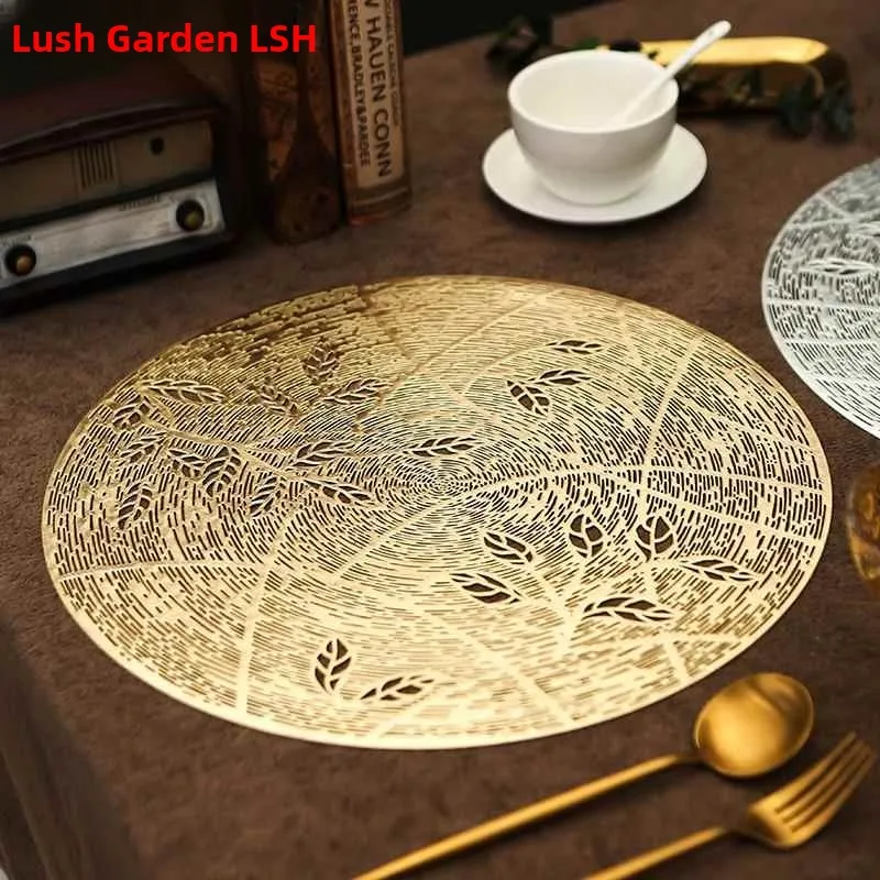 Gold-Stamped round Dining Mat Western Dinner Mat Tea Pot Mat Waterproof Non-Slip Washable Heat Insulation Mat
Gold-Stamped round Dining Mat Western Dinner Mat Tea Pot Mat Waterproof Non-Slip Washable Heat Insulation Mat