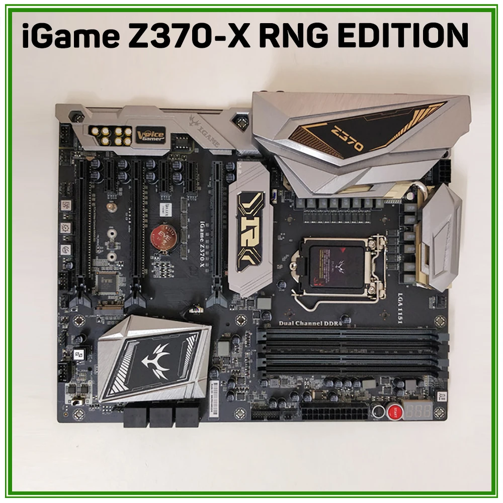 iGame Z370-X RNG EDITION For Desktop Motherboard LGA 1151 Z370 DDR4 ATX Mainboard
iGame Z370-X RNG EDITION For Desktop Motherboard LGA 1151 Z370 DDR4 ATX Mainboard