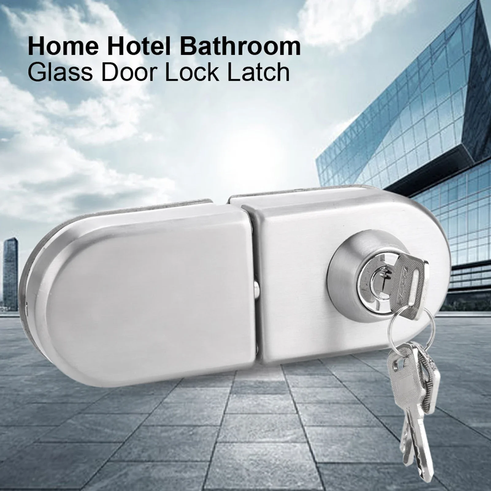 Glass Door Lock Sliding Door Lock Stainless Steel Brushed Half Round Bolt For Frameless Glass Door 10-12mm Thick
Glass Door Lock Sliding Door Lock Stainless Steel Brushed Half Round Bolt For Frameless Glass Door 10-12mm Thick