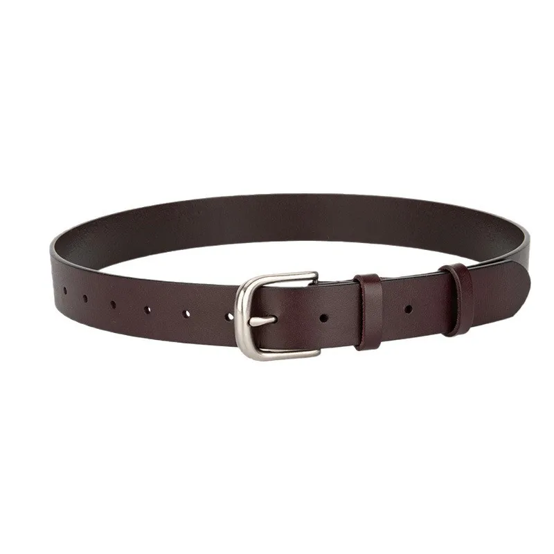 Genuine leather belt with metal buckle suitable for suit pants versatile professional wear, women's belt
Genuine leather belt with metal buckle suitable for suit pants versatile professional wear, women's belt