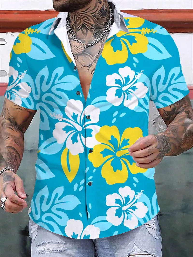 Summer New 3D Tropical Leaves Printing Shirts Colorful Leaves Graphic Lapel Shirt Men Fashion Cool Short Shirts Vintage Clothing
Summer New 3D Tropical Leaves Printing Shirts Colorful Leaves Graphic Lapel Shirt Men Fashion Cool Short Shirts Vintage Clothing