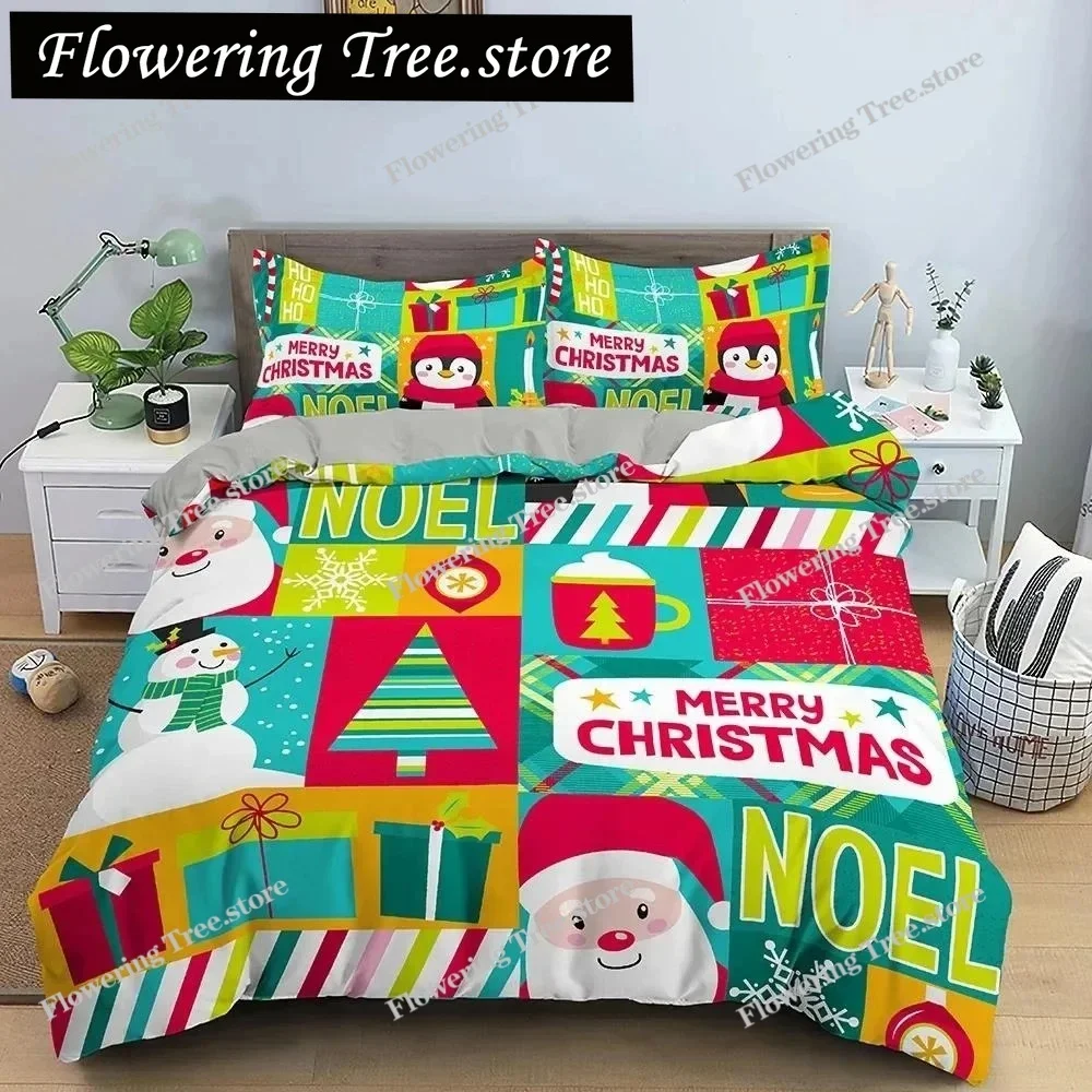 Christmas Bedding Set 3D Print Santa Claus Duvet Cover Set King Queen Single Double Size Kids Polyester Bedding Set No Bed Sheet
Christmas Bedding Set 3D Print Santa Claus Duvet Cover Set King Queen Single Double Size Kids Polyester Bedding Set No Bed Sheet