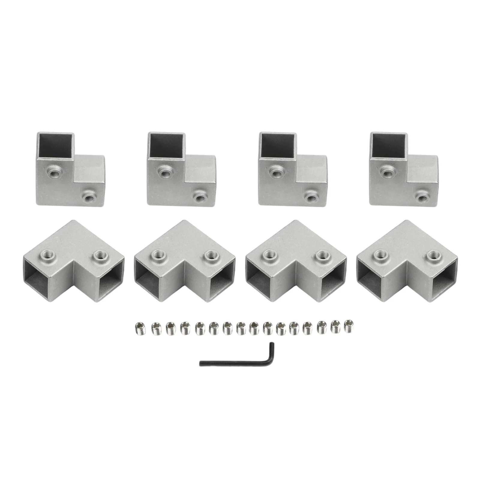 8Pcs 25x25mm Square Pipe Connector 3-Way T- Shaped Pipe Fitting Joint Aluminum Alloy Flange Seat Square Tube Connector
8Pcs 25x25mm Square Pipe Connector 3-Way T- Shaped Pipe Fitting Joint Aluminum Alloy Flange Seat Square Tube Connector