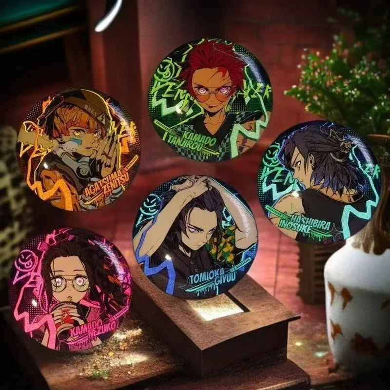 Demon Slayer Laser Brooch Tokitou Muichiro Anime Action Figure Figural Clothing Backpack Pin Decoration Cute Boy New Year Gift
Demon Slayer Laser Brooch Tokitou Muichiro Anime Action Figure Figural Clothing Backpack Pin Decoration Cute Boy New Year Gift