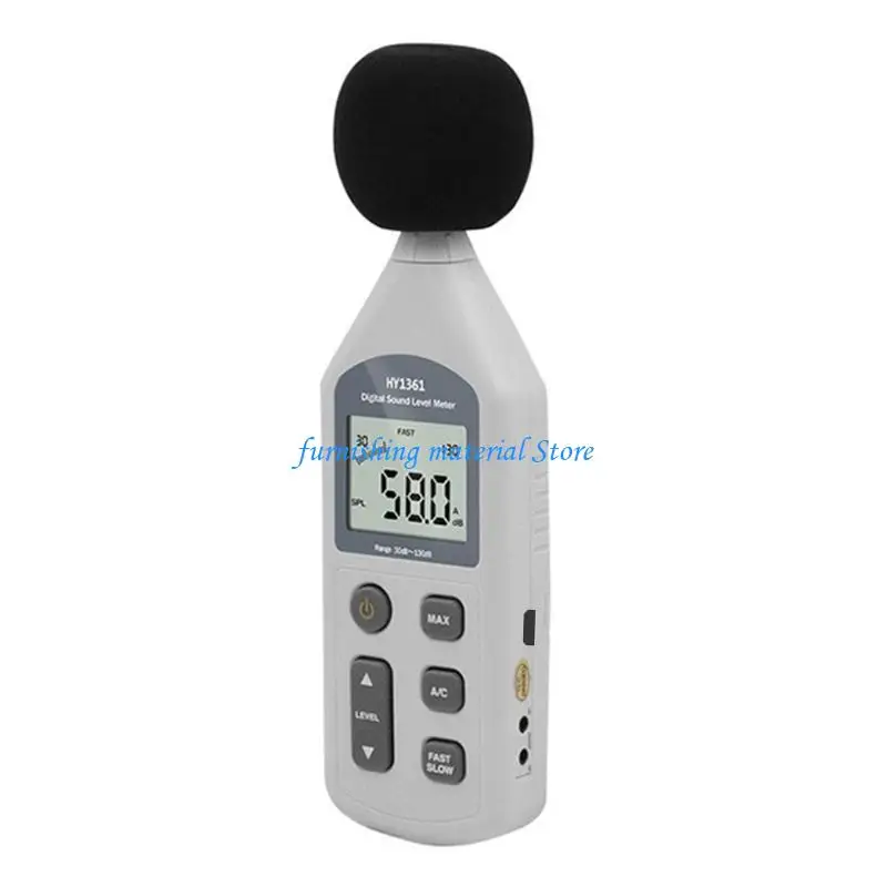 Y5GD Handheld Decibels Meter Noise Level Tester 30 130dB Weighted with Large LCD Display for Noise Monitoring
Y5GD Handheld Decibels Meter Noise Level Tester 30 130dB Weighted with Large LCD Display for Noise Monitoring