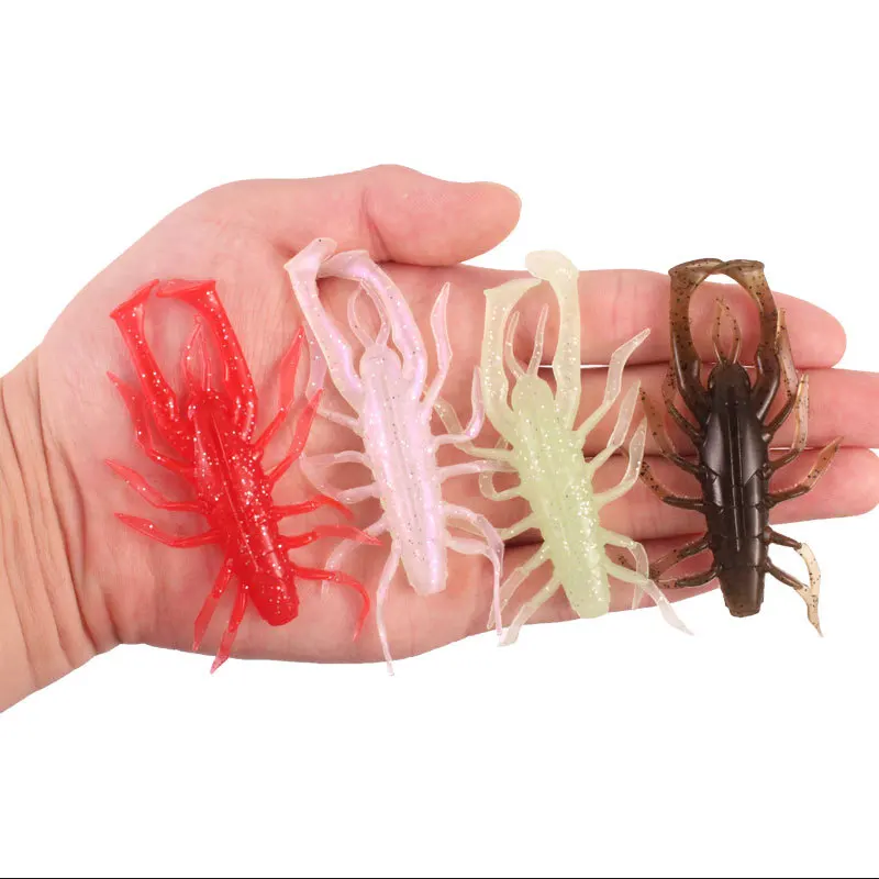 80Pcs Fishing Soft Lures 1.3g/5.3g Silicone Artificial Insect Bait Shrimp Wobbler Soft Worm Swimbait Fishing Accessories Pesca
80Pcs Fishing Soft Lures 1.3g/5.3g Silicone Artificial Insect Bait Shrimp Wobbler Soft Worm Swimbait Fishing Accessories Pesca