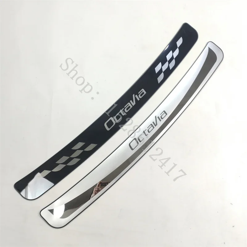 For Skoda Octavia A7 2015 2016~2021 stainless steel car Rear Bumper Protector Sill Trunk Tread Plate Trim Car Accessories
For Skoda Octavia A7 2015 2016~2021 stainless steel car Rear Bumper Protector Sill Trunk Tread Plate Trim Car Accessories