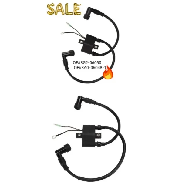 2PCS Replacement Ignition Coil 3A0-06048 -1 for nissan NS25C2 NS2 & for tohatsu 25 30 Outboard Motors 3G2-06050
2PCS Replacement Ignition Coil 3A0-06048 -1 for nissan NS25C2 NS2 & for tohatsu 25 30 Outboard Motors 3G2-06050