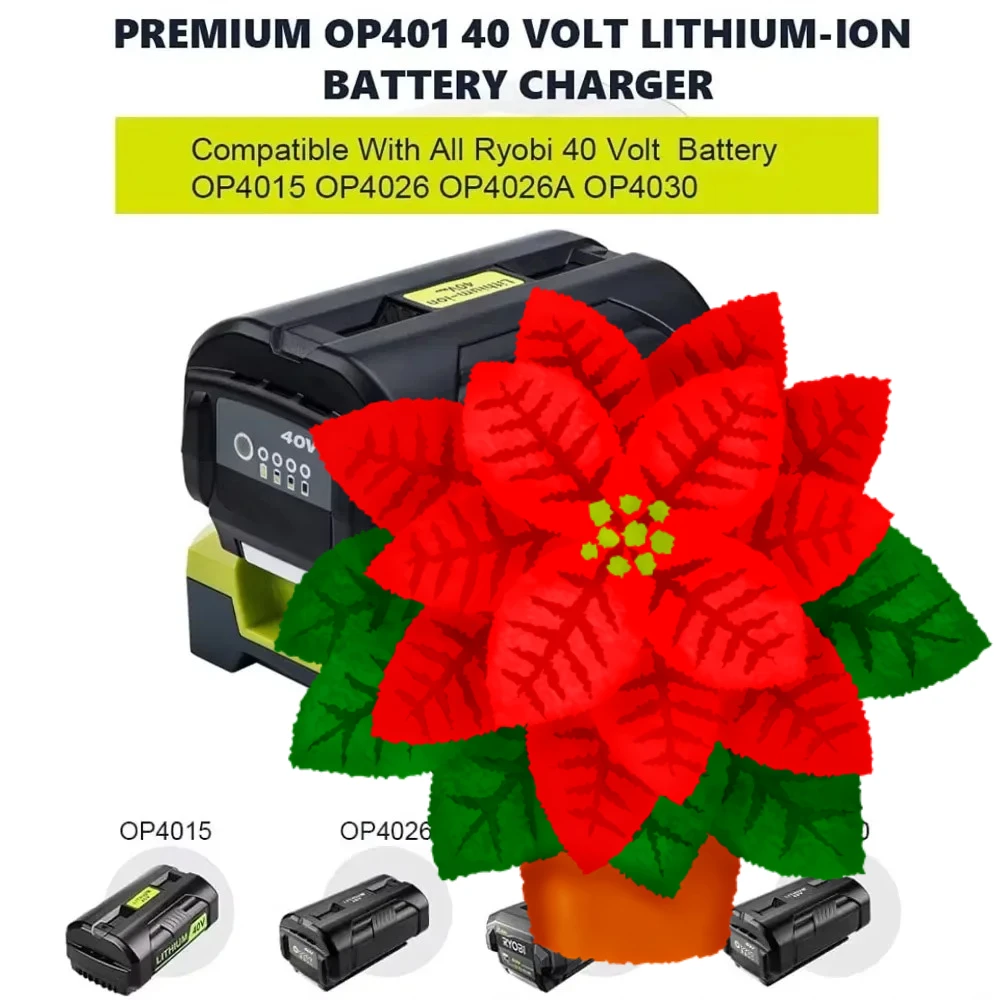 40V 10Ah High Capacity Li-ion Battery for Ryobi OP4040 OP4026 OP40501 OP40401 OP4030 OP4050 OP4060A OP40201
40V 10Ah High Capacity Li-ion Battery for Ryobi OP4040 OP4026 OP40501 OP40401 OP4030 OP4050 OP4060A OP40201