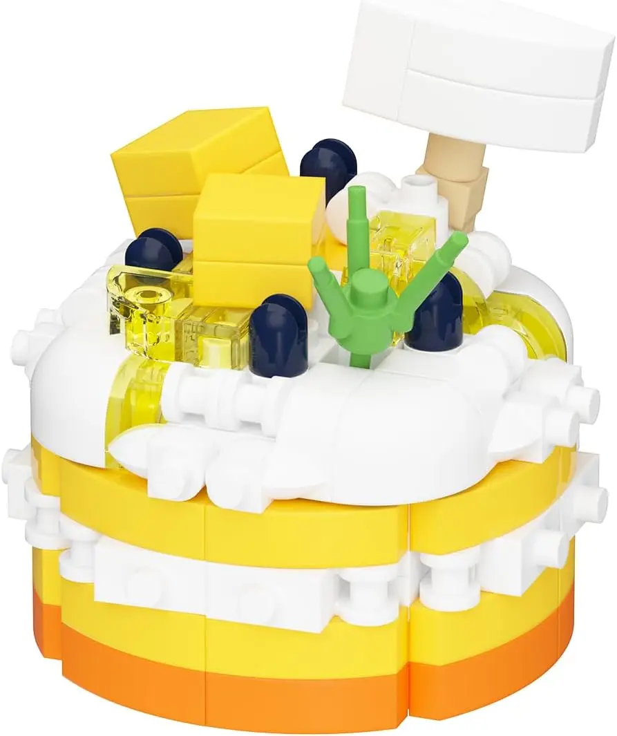 Mango Cheese Creative Mini Cake Building Blocks Toy - DIY Dessert Food Series Perfect for Home Decoration and Art Collection Off 
Mango Cheese Creative Mini Cake Building Blocks Toy - DIY Dessert Food Series Perfect for Home Decoration and Art Collection Off