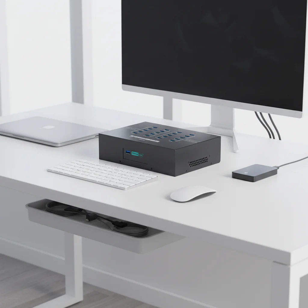 20-Port USB Charger Hub with Over-Current & Short Circuit Protection CE/FCC Certified
20-Port USB Charger Hub with Over-Current & Short Circuit Protection CE/FCC Certified