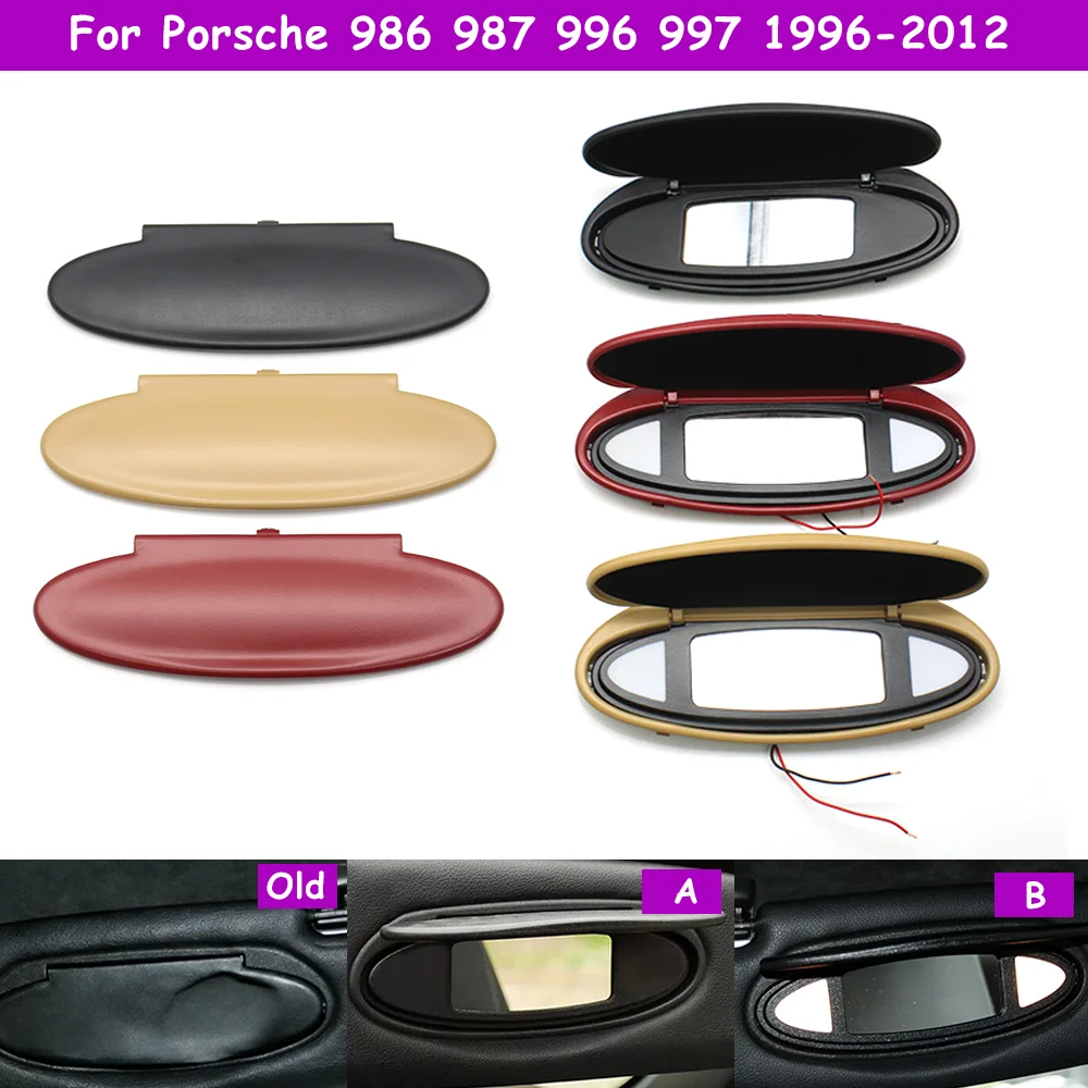 986 987 996 997 Car Sunshade Visor Makeup Cosmetic Mirror Cover Or Assembly For Porsche Boxster Cayman CARRELA TARGA GT2 GT3
986 987 996 997 Car Sunshade Visor Makeup Cosmetic Mirror Cover Or Assembly For Porsche Boxster Cayman CARRELA TARGA GT2 GT3