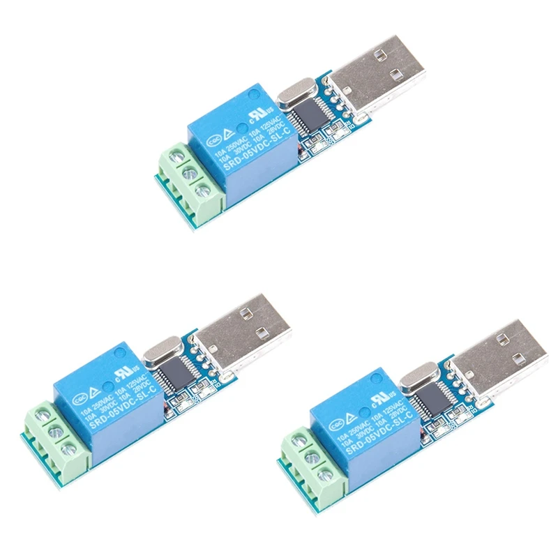3X USB Relay Module USB Intelligent Control Switch USB Switch For LCUS-1 Type Electronic Converter
3X USB Relay Module USB Intelligent Control Switch USB Switch For LCUS-1 Type Electronic Converter