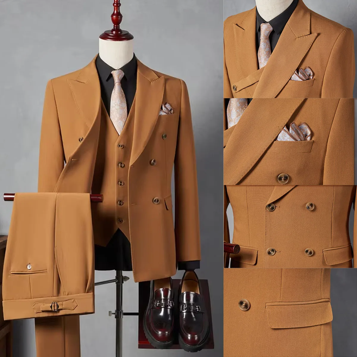 Men's Solid Color Business Suit 2025 High Quality Fashion Banquet Wedding Trend Groom Best Man Single Corduroy Men Suit Set
Men's Solid Color Business Suit 2025 High Quality Fashion Banquet Wedding Trend Groom Best Man Single Corduroy Men Suit Set