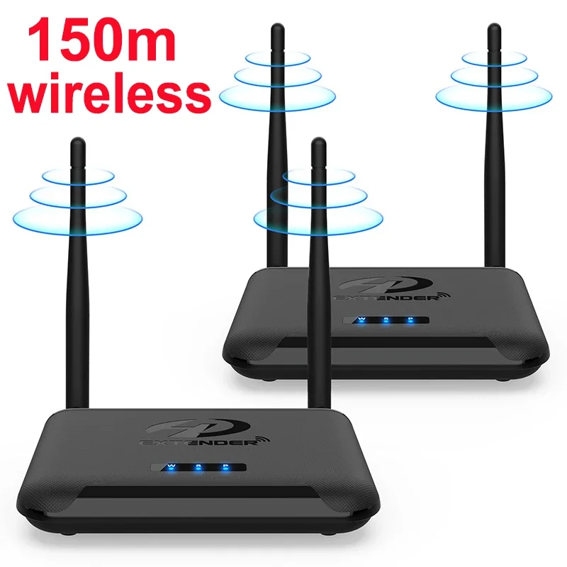 150m Wireless HDMI Video Transmitter Receiver Wireless Display Adapter Extender Streaming STB Camera Laptop PC To TV Projector
150m Wireless HDMI Video Transmitter Receiver Wireless Display Adapter Extender Streaming STB Camera Laptop PC To TV Projector