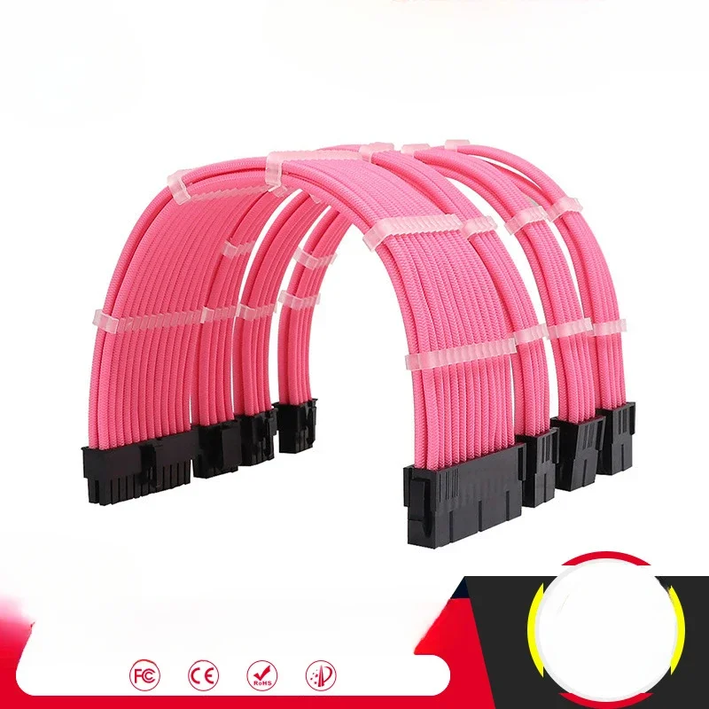 Комплект удлинительных кабелей для блоков питания серии PSU, однотонные кабели, набор 300 мм: ATX24Pin, PCI-E8Pin, CPU8Pin с расческами-органайзерами
Комплект удлинительных кабелей для блоков питания серии PSU, однотонные кабели, набор 300 мм: ATX24Pin, PCI-E8Pin, CPU8Pin с расческами-органайзерами