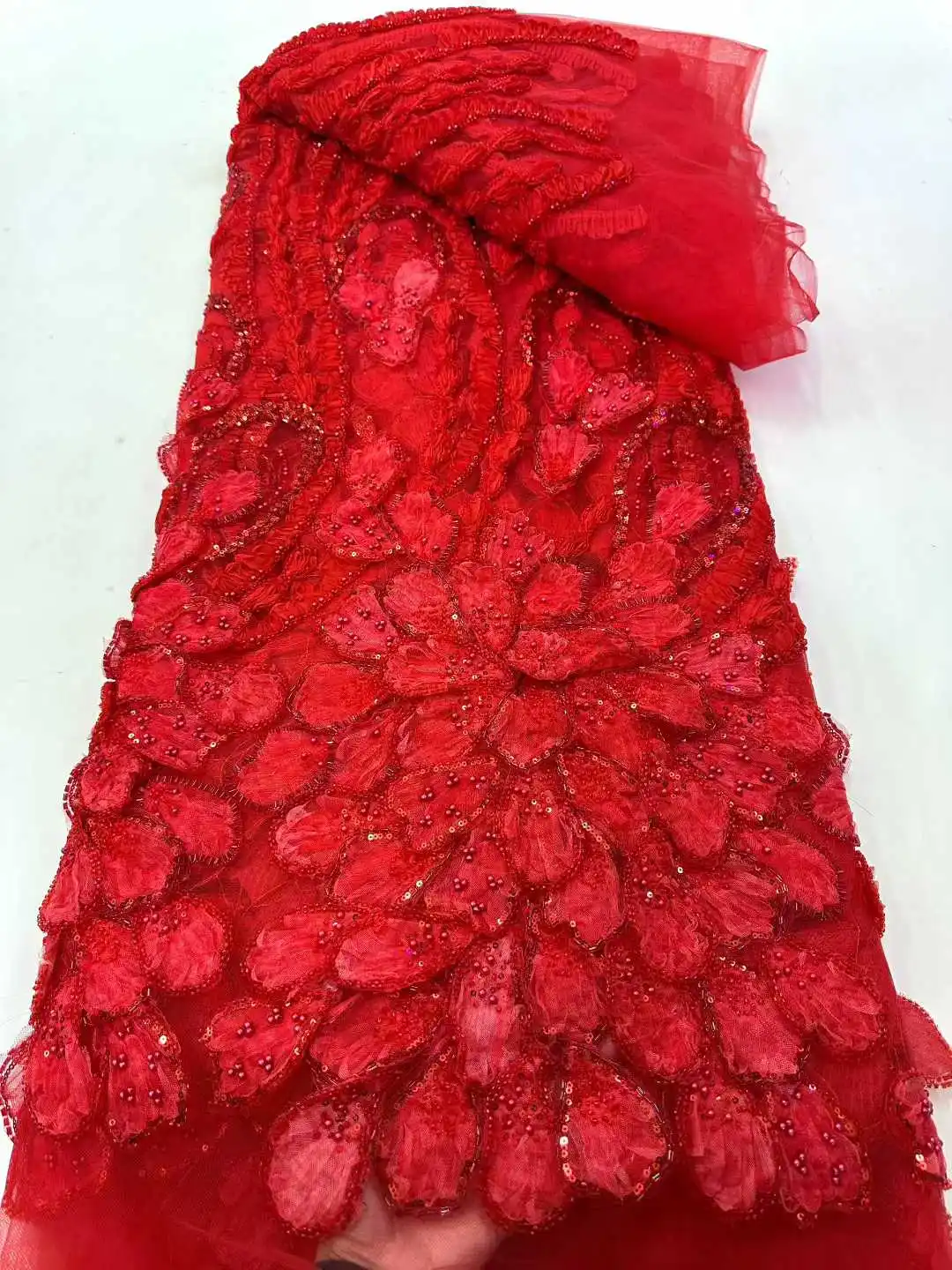 Африканское свадебное 3D-кружево с аппликациями, бисером и пайетками, вышивка, нигерийский стиль, 5 ярдов, высококачественный французский тюль для свадьбы
Африканское свадебное 3D-кружево с аппликациями, бисером и пайетками, вышивка, нигерийский стиль, 5 ярдов, высококачественный французский тюль для свадьбы