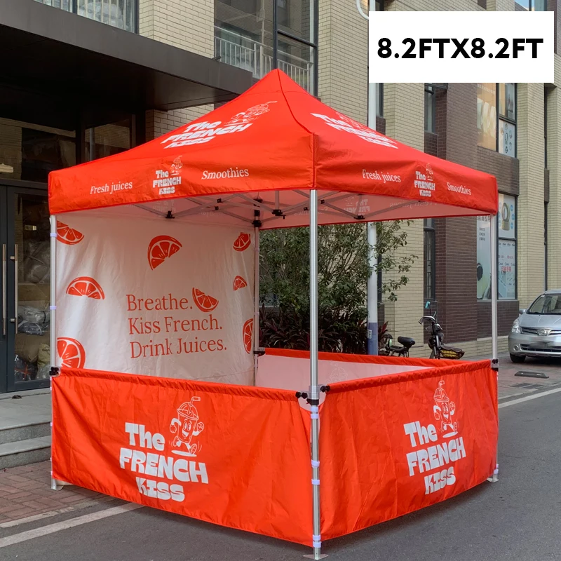 Альтанка для наружной рекламы Carpa Plegable 2,5 × 2,5 навесная палатка с полным логотипом полноцветные стены на крыше шестигранная алюминиевая рама складная
Альтанка для наружной рекламы Carpa Plegable 2,5 × 2,5 навесная палатка с полным логотипом полноцветные стены на крыше шестигранная алюминиевая рама складная