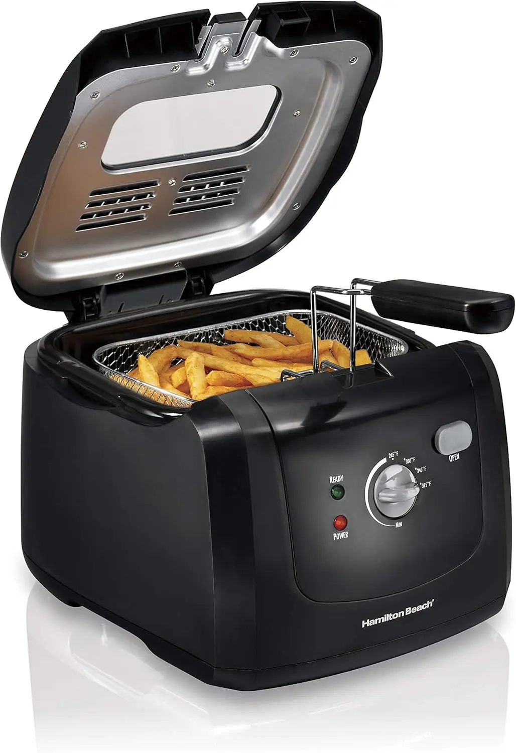 Electric Deep Fryer with Basket and Lid, 2L Capacity, Adjustable Temperature, 1500W, Viewing Window, Easy Clean, Black
Electric Deep Fryer with Basket and Lid, 2L Capacity, Adjustable Temperature, 1500W, Viewing Window, Easy Clean, Black