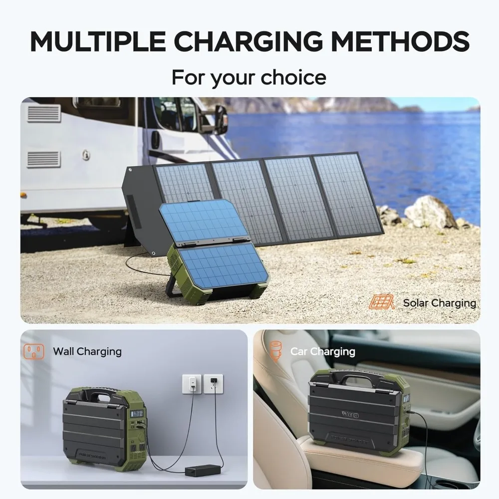 Portable Power Station 1600W with Built-in Solar Panel 1024Wh LiFePO4 Battery 100W USB-C Fast Charge Customizable Energy Solutio
Portable Power Station 1600W with Built-in Solar Panel 1024Wh LiFePO4 Battery 100W USB-C Fast Charge Customizable Energy Solutio