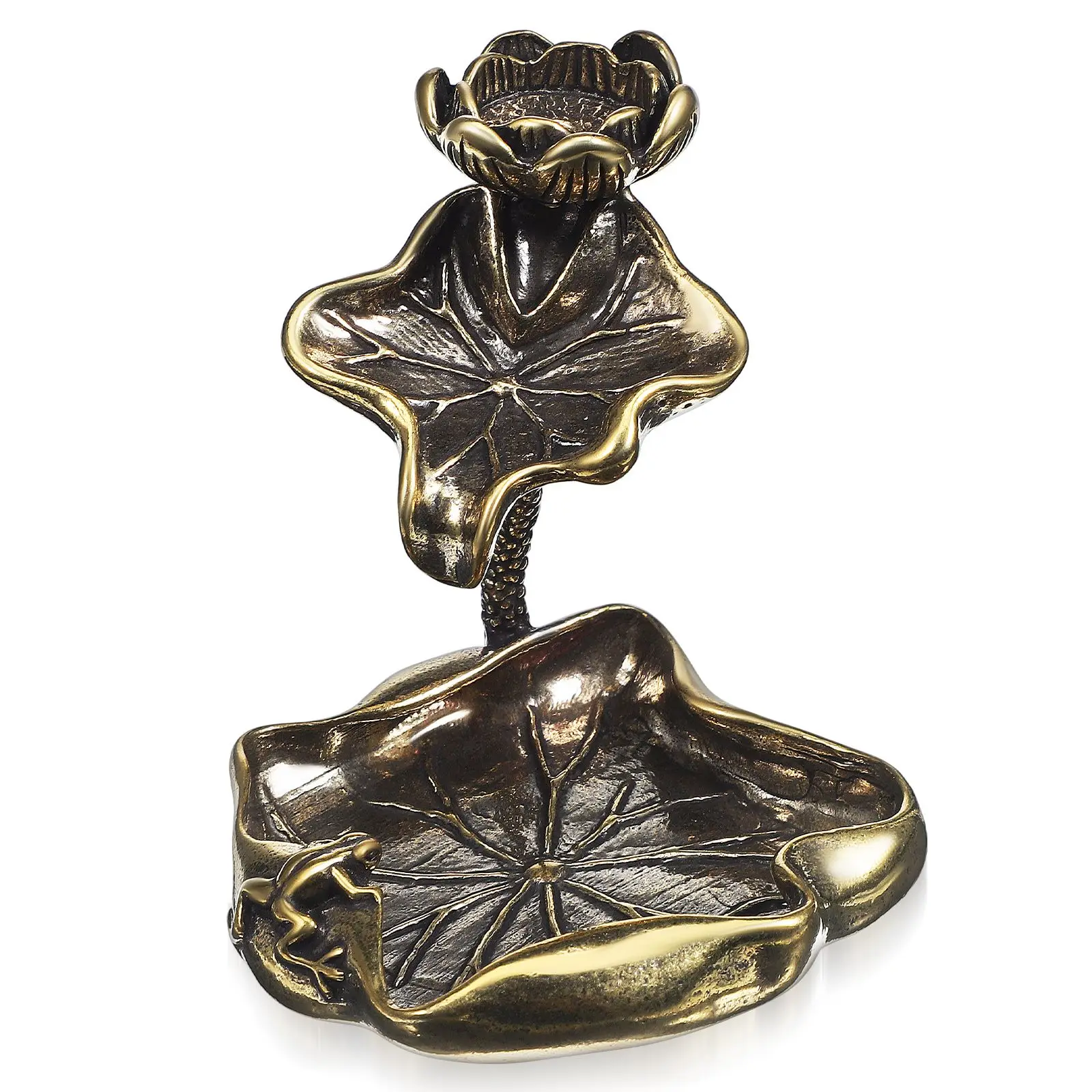 1 Piece Leaf Frog Incense Burner Brass Craft Statue Desktop Decor Home Office Ornament Vintage Design Sturdy Texture
1 Piece Leaf Frog Incense Burner Brass Craft Statue Desktop Decor Home Office Ornament Vintage Design Sturdy Texture
