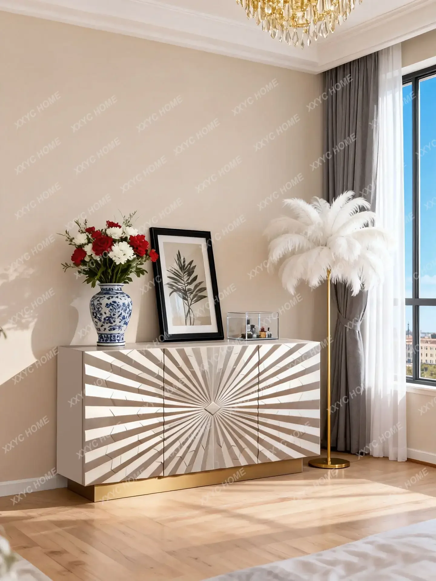 BJ Light Luxury Porch Cabinet Entrance Foyer Decoration Modern Nordic Simple Locker
BJ Light Luxury Porch Cabinet Entrance Foyer Decoration Modern Nordic Simple Locker