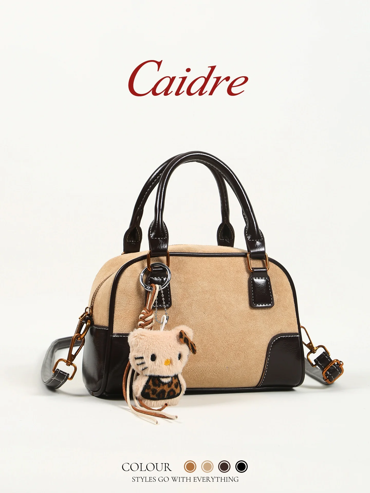 Caidre Boston Bowling Bag Women's Birthday Gift Handbag Cute Shoulder Crossbody Small Bag Soft PU Leather Casual Style
Caidre Boston Bowling Bag Women's Birthday Gift Handbag Cute Shoulder Crossbody Small Bag Soft PU Leather Casual Style