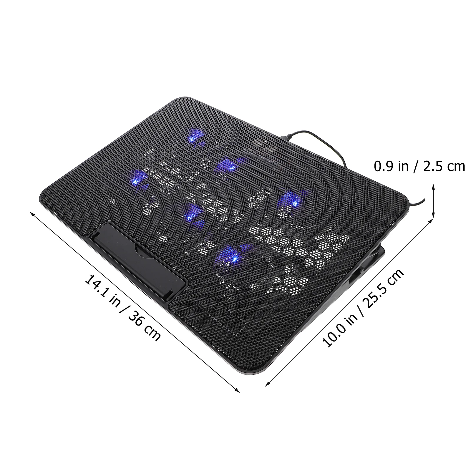 Adjustable 6-Fans Laptop Cooling Pad Ultra- -Free Lightweight Portable for Travel and Business Laptop Fan
Adjustable 6-Fans Laptop Cooling Pad Ultra- -Free Lightweight Portable for Travel and Business Laptop Fan