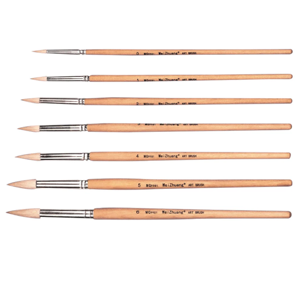 Full Water Intake Wool Material Paintbrush Tips Reshaping Oil Painting Set Wooden H Watercolor Gouache Brushes Practical
Full Water Intake Wool Material Paintbrush Tips Reshaping Oil Painting Set Wooden H Watercolor Gouache Brushes Practical