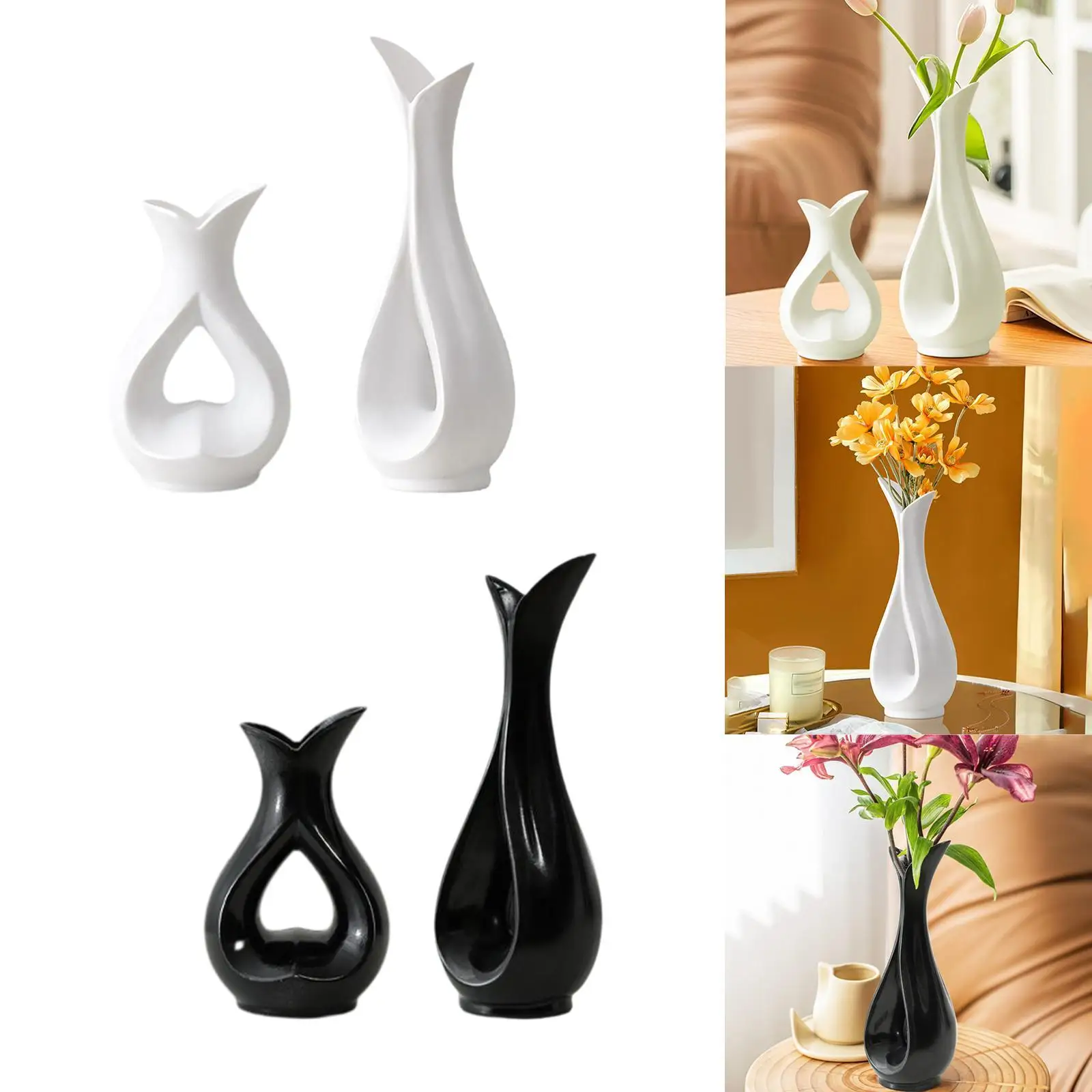 Decorative Flowers Vase Table Centerpieces Minimalist Vase Modern Abstract Vase for Entryway Hydroponic Bookshelf Bouquet Mantel
Decorative Flowers Vase Table Centerpieces Minimalist Vase Modern Abstract Vase for Entryway Hydroponic Bookshelf Bouquet Mantel