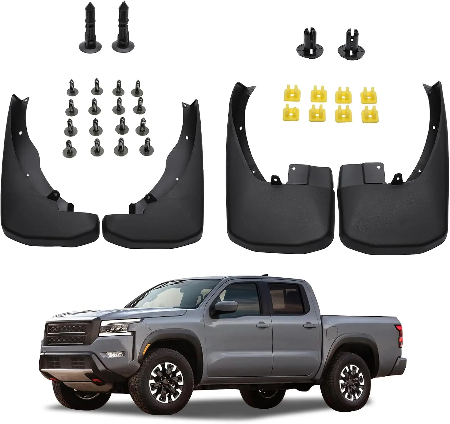 4x Mudguards Accessories For Nissan Navara Frontier Brute D40 2005 -2016 Premier Auto Mud Flaps Splash Guards Mud Fender Guards
4x Mudguards Accessories For Nissan Navara Frontier Brute D40 2005 -2016 Premier Auto Mud Flaps Splash Guards Mud Fender Guards