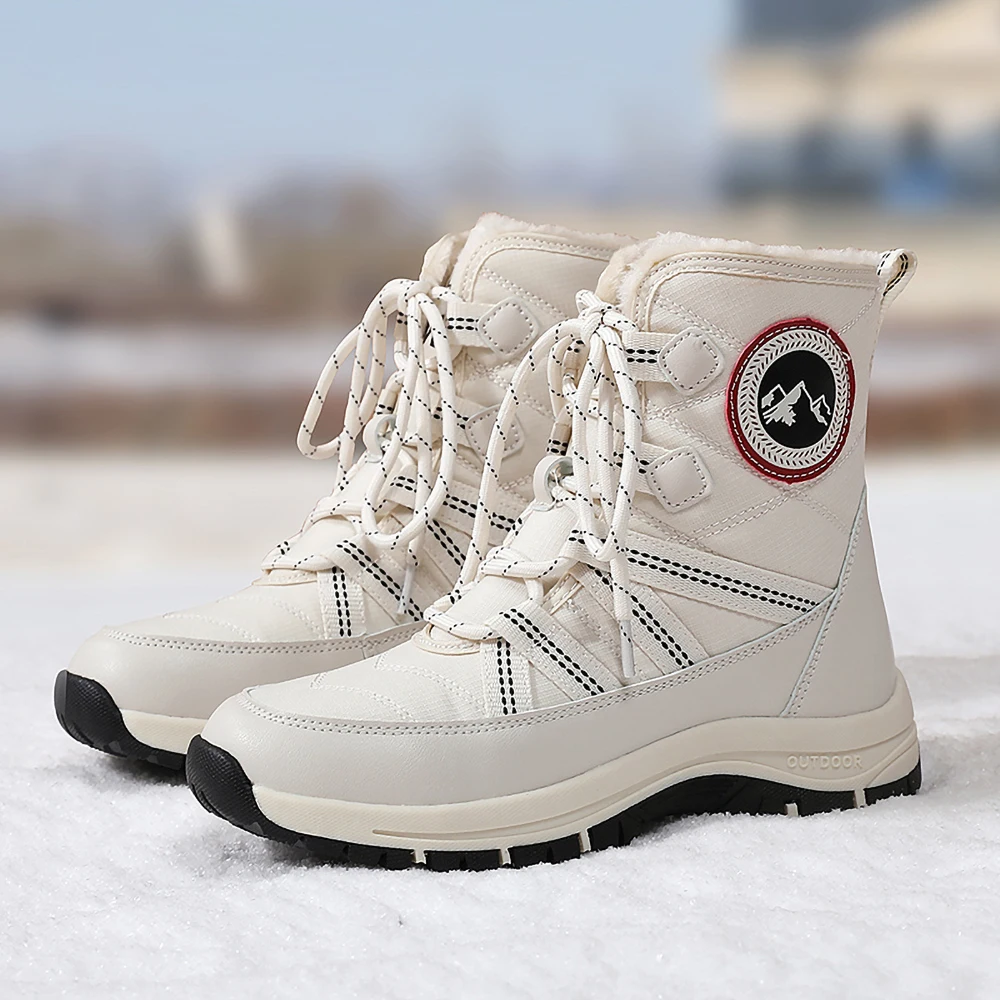 Warm And Comfortable Women Snow Boots Mid-Calf Women Winter Shoes With Fur Cold Resistant Outdoor Sneakers Women
Warm And Comfortable Women Snow Boots Mid-Calf Women Winter Shoes With Fur Cold Resistant Outdoor Sneakers Women