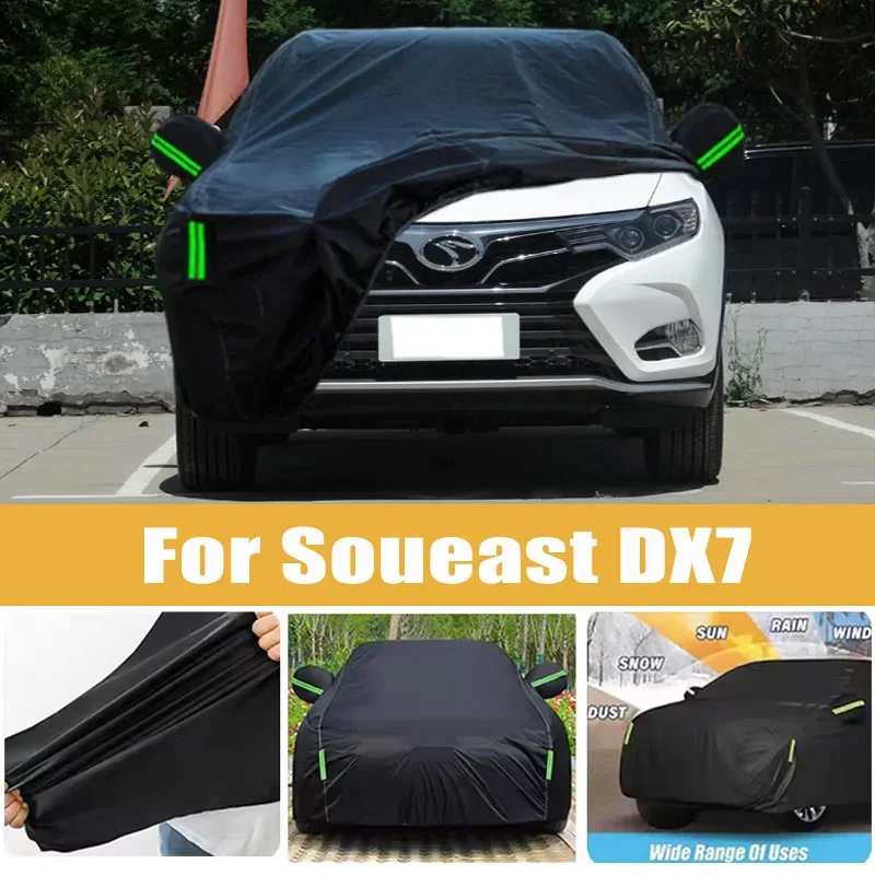 For Soueast DX7 Full Car Cover Four Seasons Outdoor Sun Anti UV Rain Snow Dust Protection Oxford Cloth Accessories
For Soueast DX7 Full Car Cover Four Seasons Outdoor Sun Anti UV Rain Snow Dust Protection Oxford Cloth Accessories