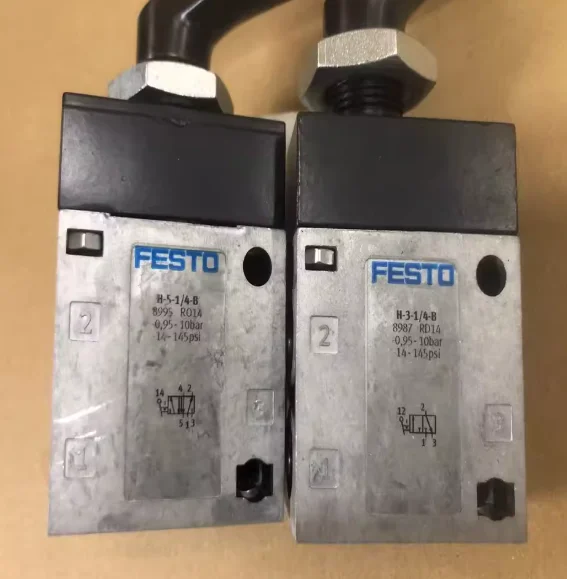 New New Original FESTOs H-3-1/4-B 8987 3/2 Way 1/4 Port Pneumatic Manual Control Valve Industrial Automation Pneumatic Componen
New New Original FESTOs H-3-1/4-B 8987 3/2 Way 1/4 Port Pneumatic Manual Control Valve Industrial Automation Pneumatic Componen