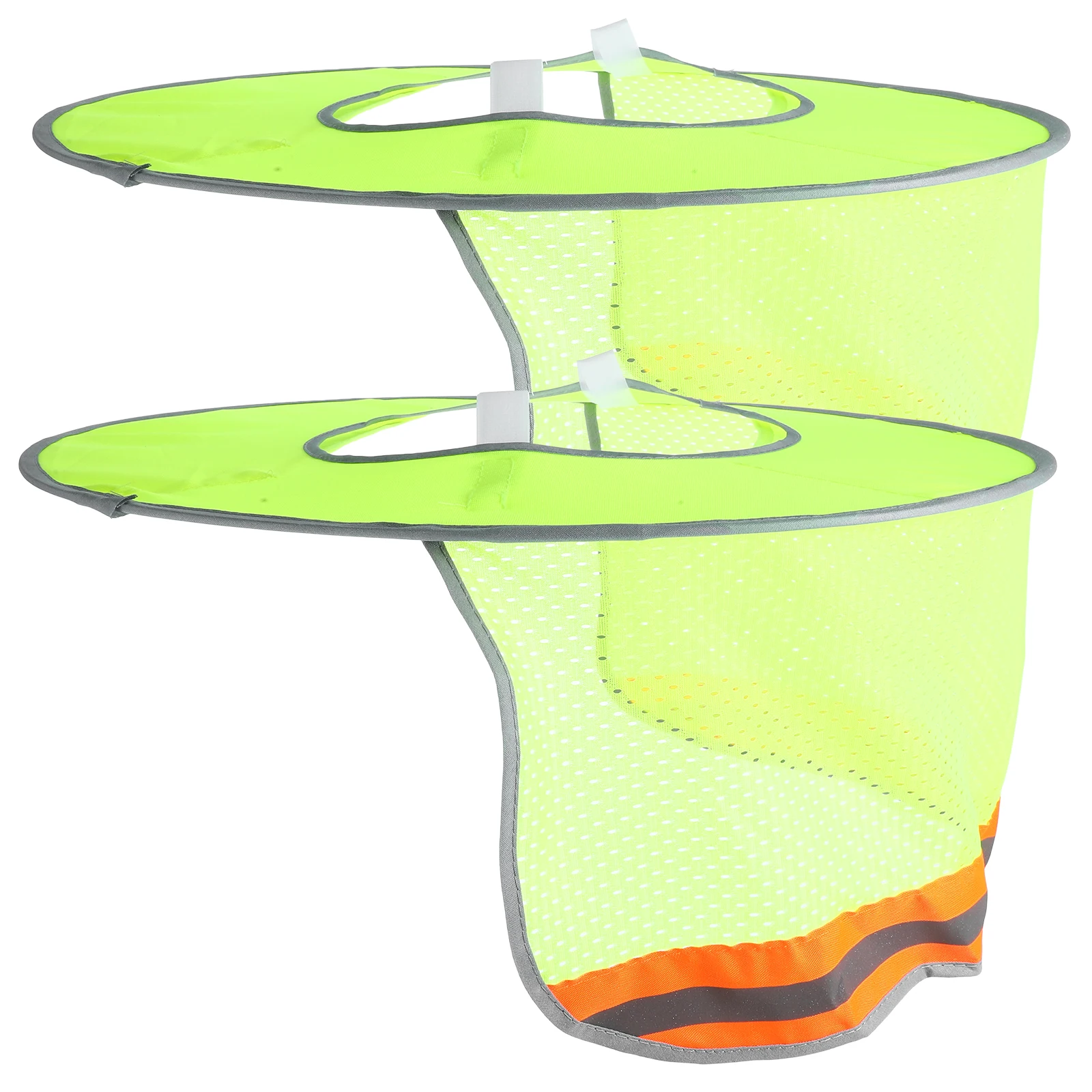 2Pcs High Visibility Large Shade Diameter Mesh Nape Protector Hard Hats Fold Carry Neon Orange Reflective
2Pcs High Visibility Large Shade Diameter Mesh Nape Protector Hard Hats Fold Carry Neon Orange Reflective
