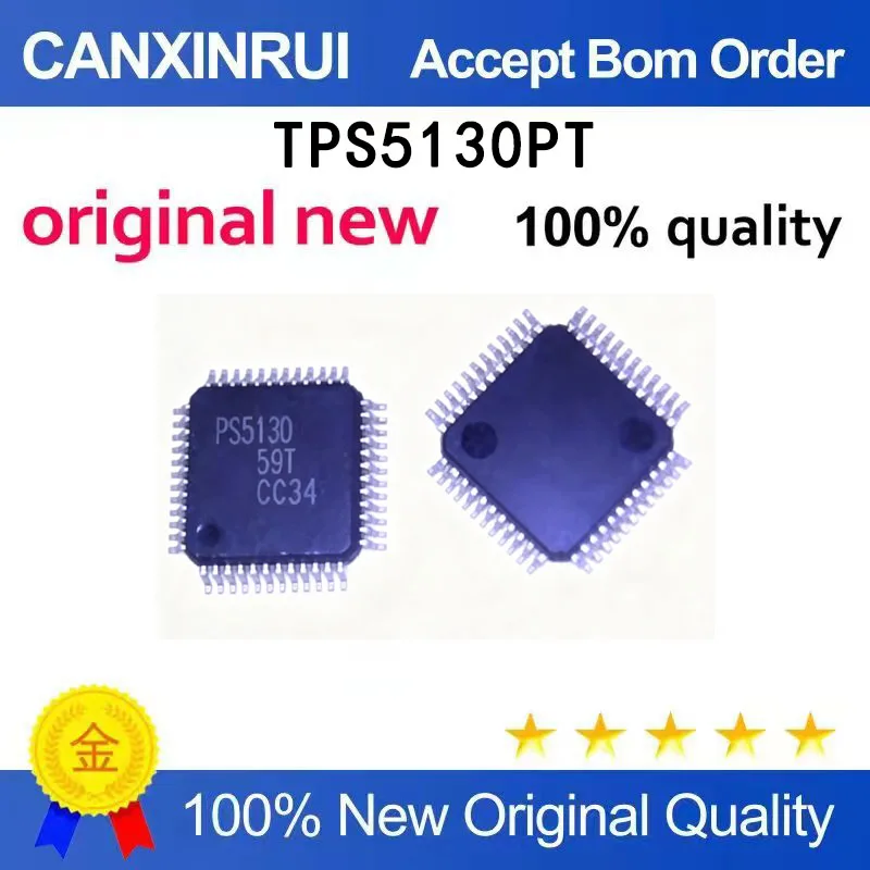 (5-100 pieces)Brand new original TPS5130PT PS5130 QFP-48 quad pin spot chip
(5-100 pieces)Brand new original TPS5130PT PS5130 QFP-48 quad pin spot chip