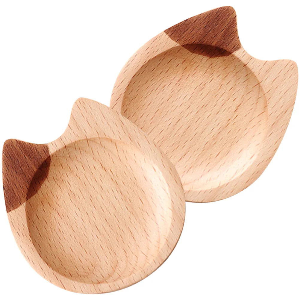 2 Pcs Cat Shaped Soy Sauce Dishes Small Wooden Bowls for Dipping Sauces Dessert Snack Plates Wood Material Long Lasting Home
2 Pcs Cat Shaped Soy Sauce Dishes Small Wooden Bowls for Dipping Sauces Dessert Snack Plates Wood Material Long Lasting Home