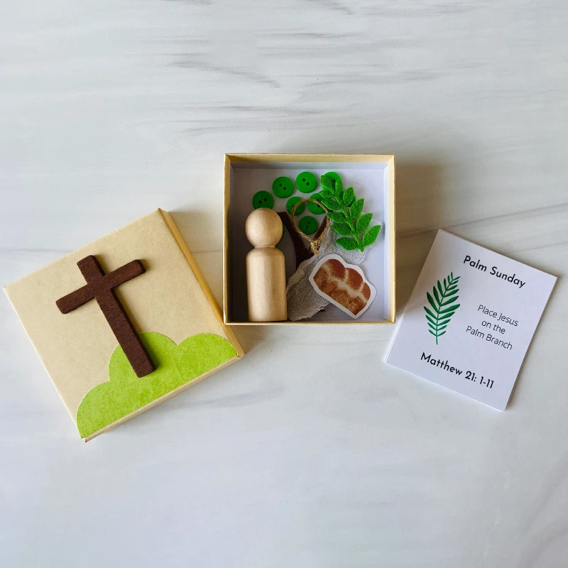 Holy Week Box Easter Box Set, DIY Holy Week Box Resurrection Game, Resurrection Easter Story Religious Easter Decorations
Holy Week Box Easter Box Set, DIY Holy Week Box Resurrection Game, Resurrection Easter Story Religious Easter Decorations